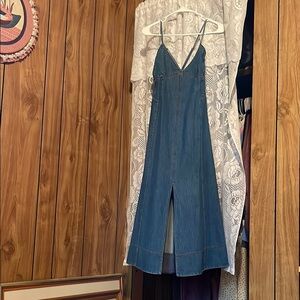 Tanya Taylor Blue Denim Dress